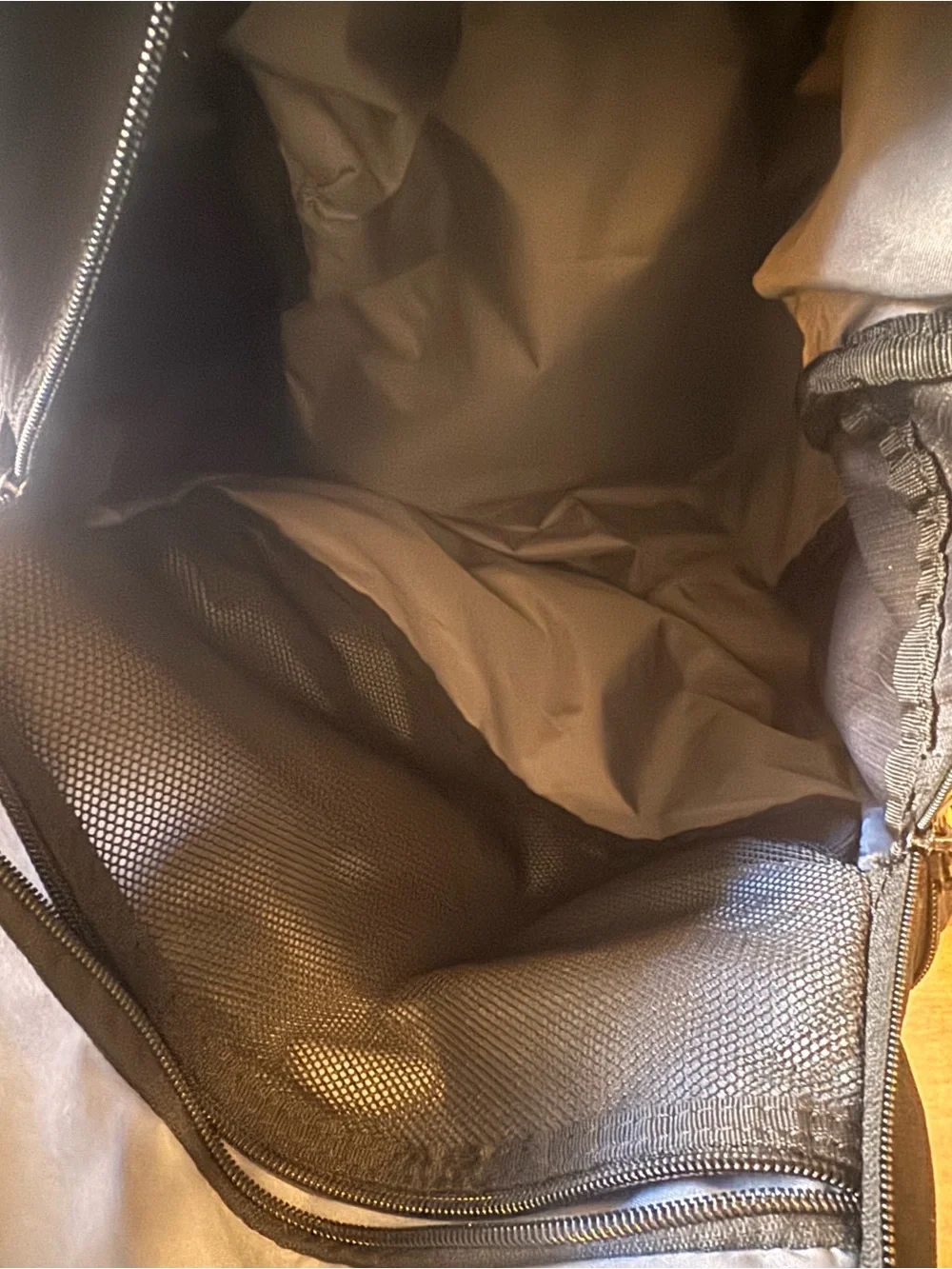 Nike Black Backpack with White Swoosh